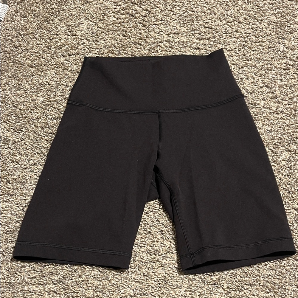 Lululemon black gym shorts
